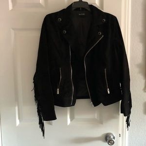 The Kooples Suede Fringe Jacket